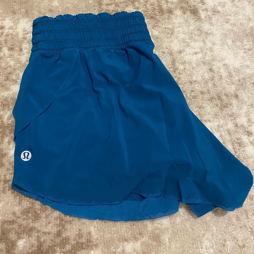 lululemon blue short